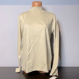 Natural Charter Club Pima Cotton Mock Turtleneck